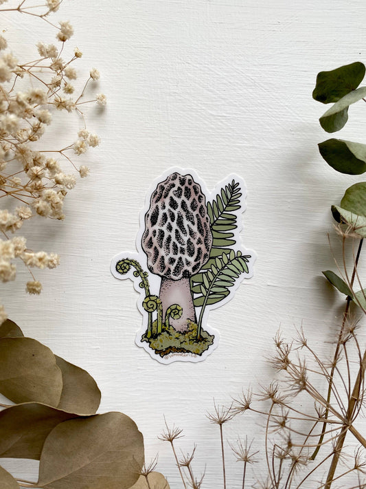 Morel Mushroom Sticker