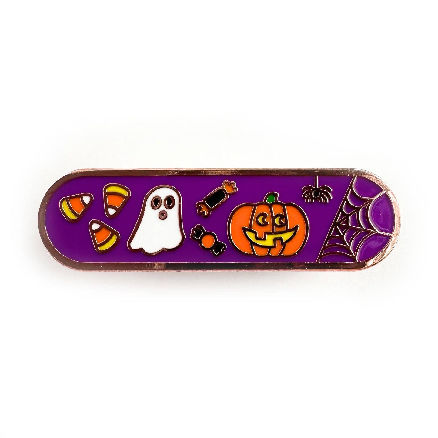 Halloween Personality Plaque Enamel Pin