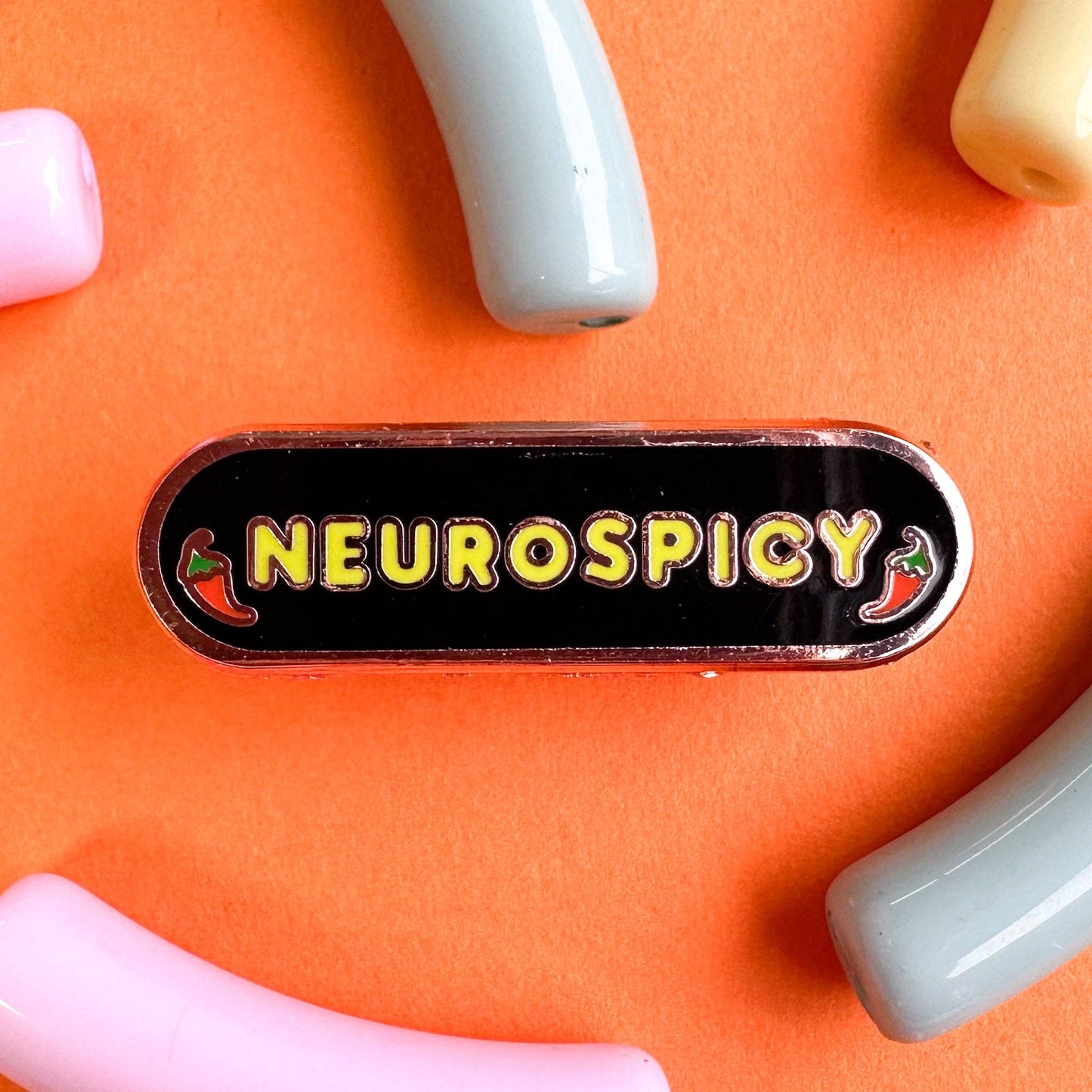 Neurospicy Personality Plaque Enamel Pin