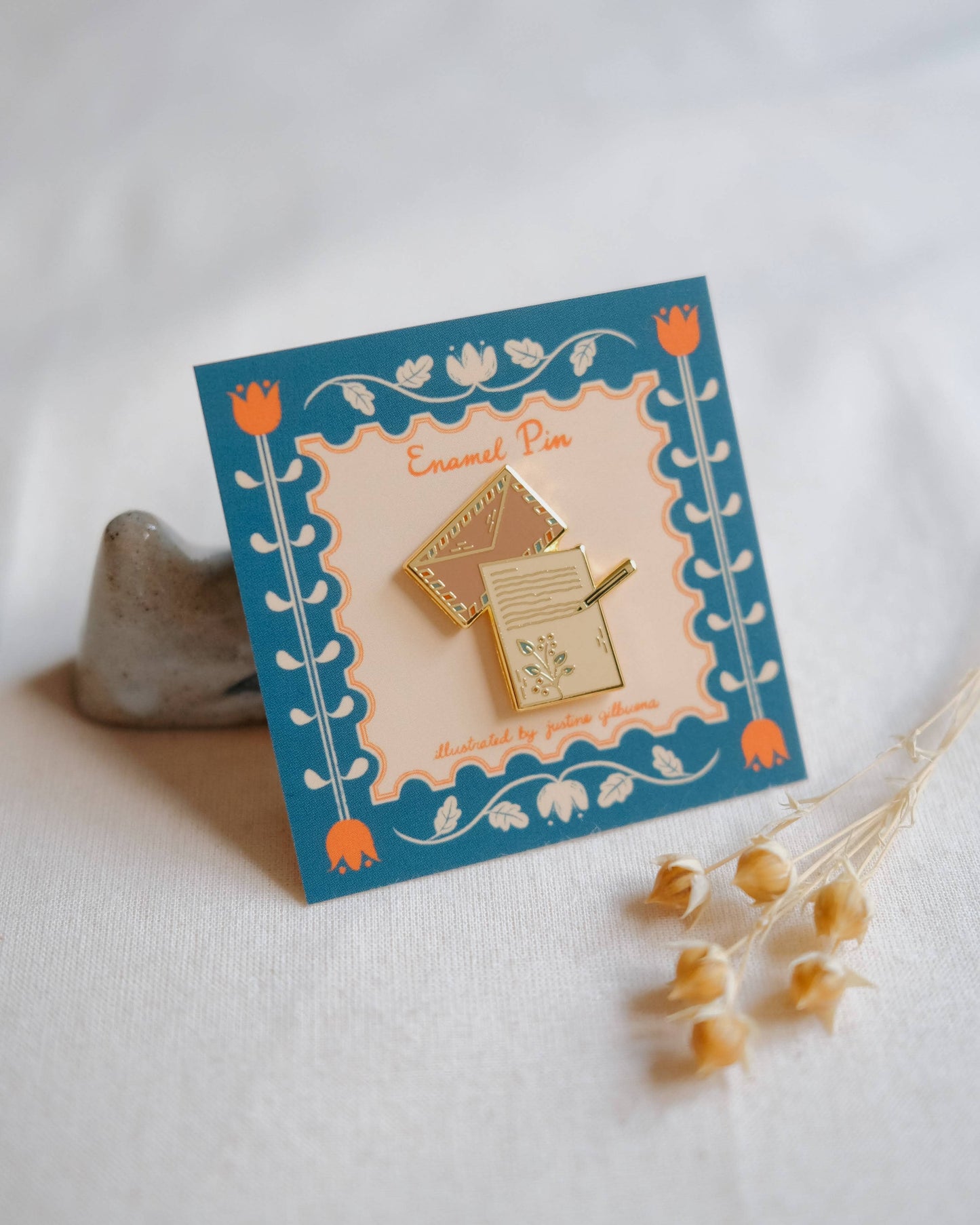 Snail Mail Enamel Pin