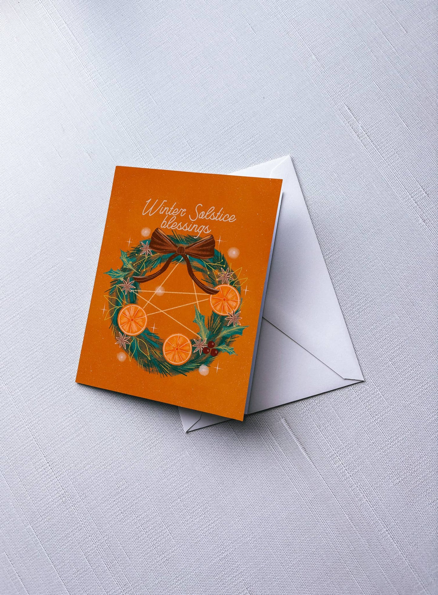 Greeting Card: Winter Solstice; A2 folded, blank