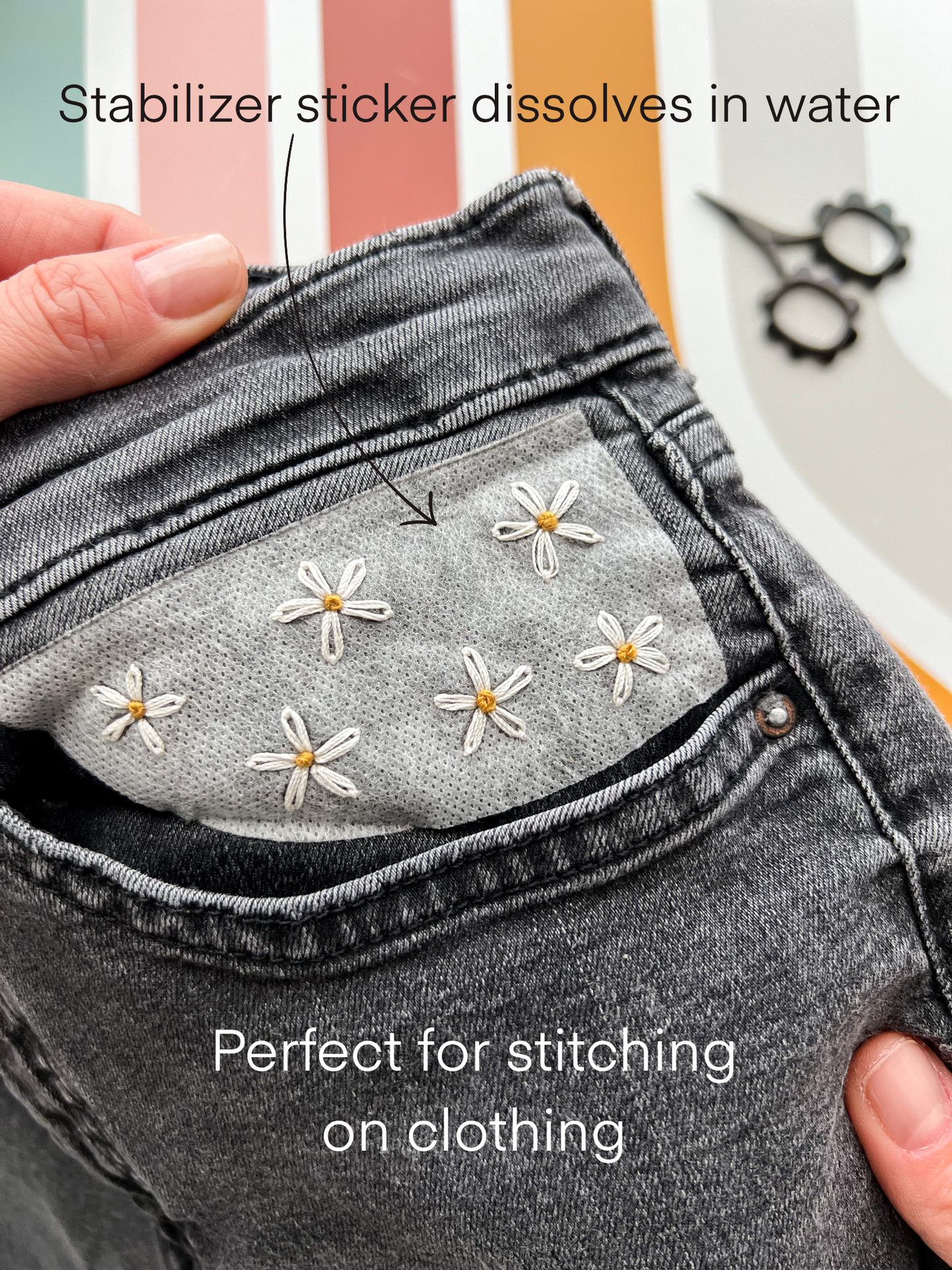 Stick & Stitch Floral embroidery patterns for clothing