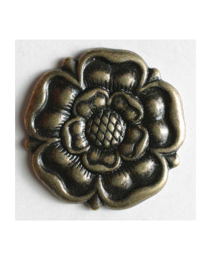 260834 - Rose Brass Button