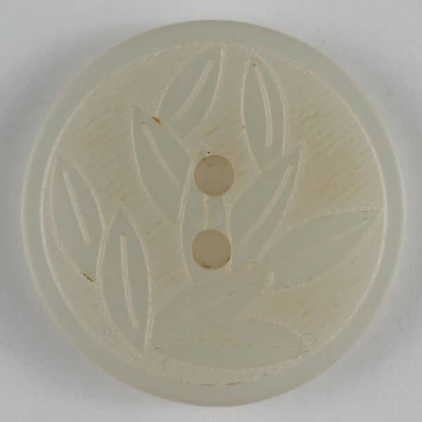 300620 - Polyester leaf button