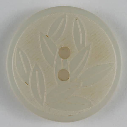 Polyester leaf button 300620