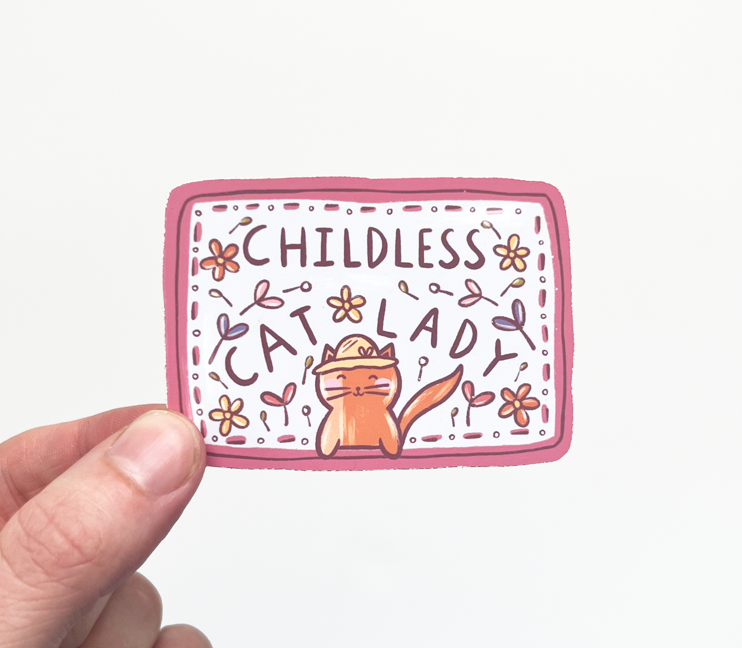 Childless Cat Lady Sticker