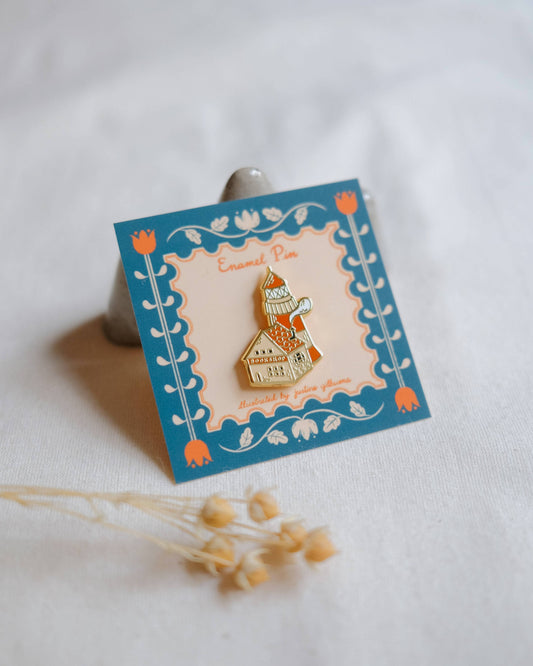 Lighthouse Bookshop Enamel Pin