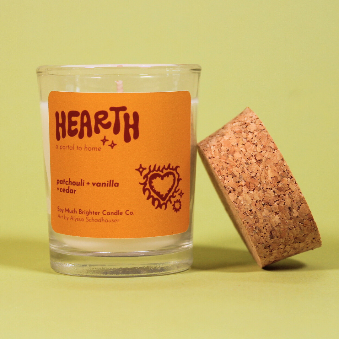 Hearth: a portal to home // The Portal Collection // 2oz votive
