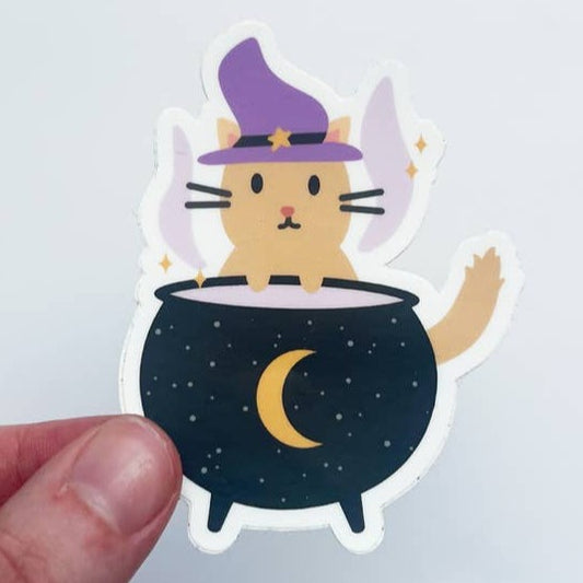 Witch Cat Sticker