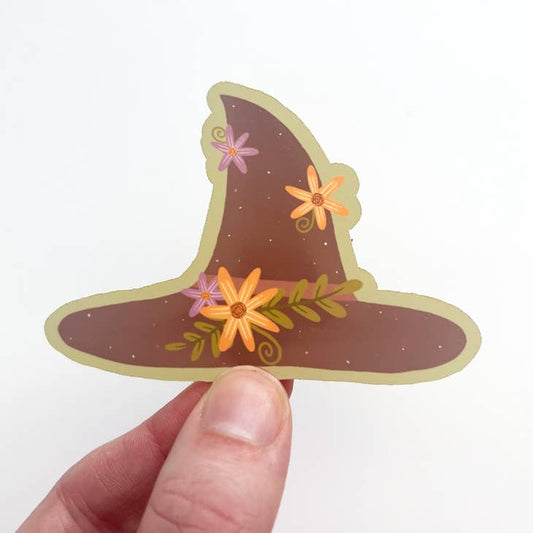 Forest Witch Hat Sticker