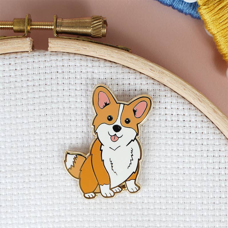 Royal Corgi Dog Magnetic Needle Minder