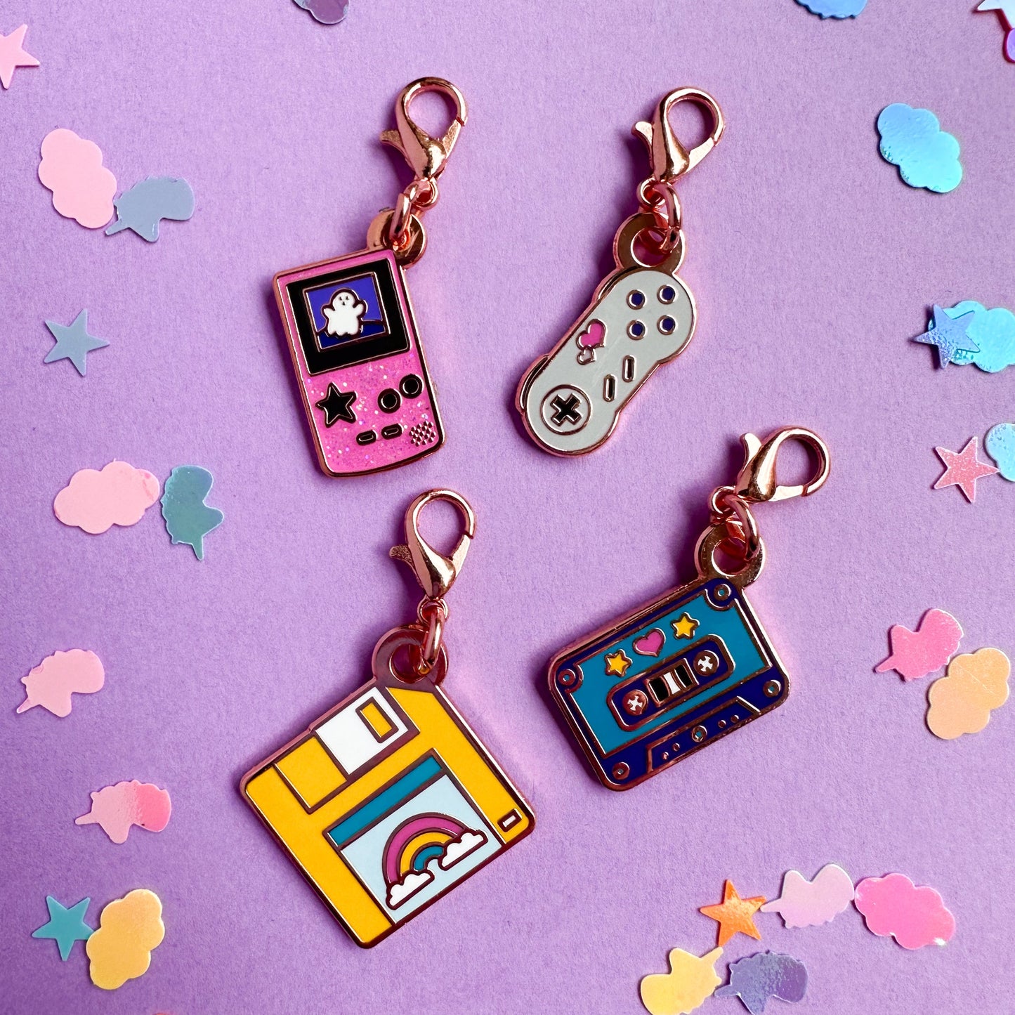 Totally 90's Charms Full Set of 4