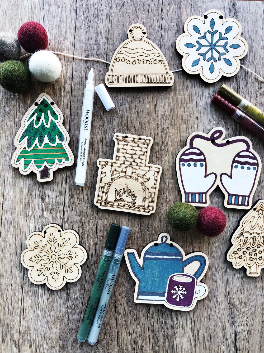 Cozy Christmas Garland Kit