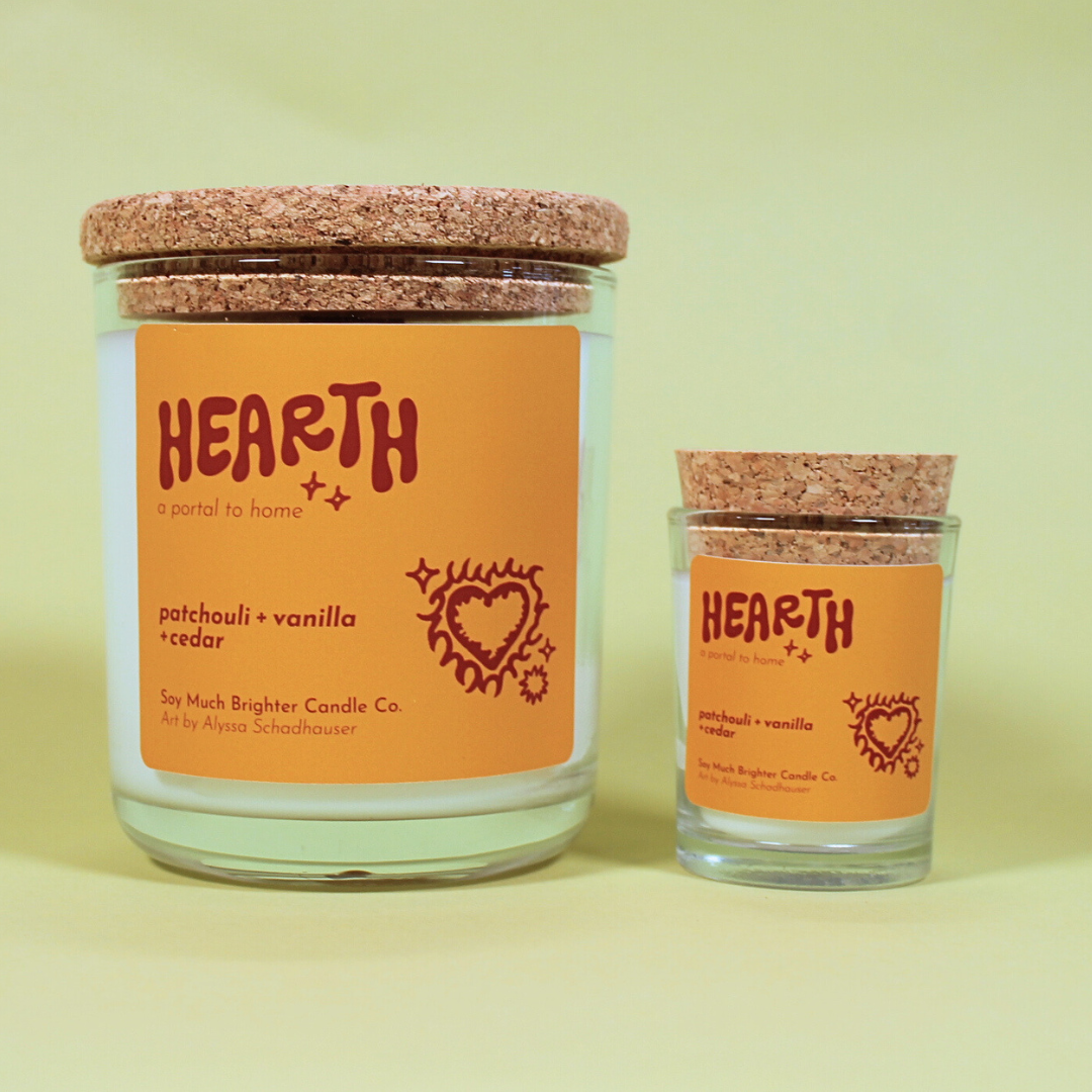 Hearth: a portal to home // The Portal Collection // 2oz votive
