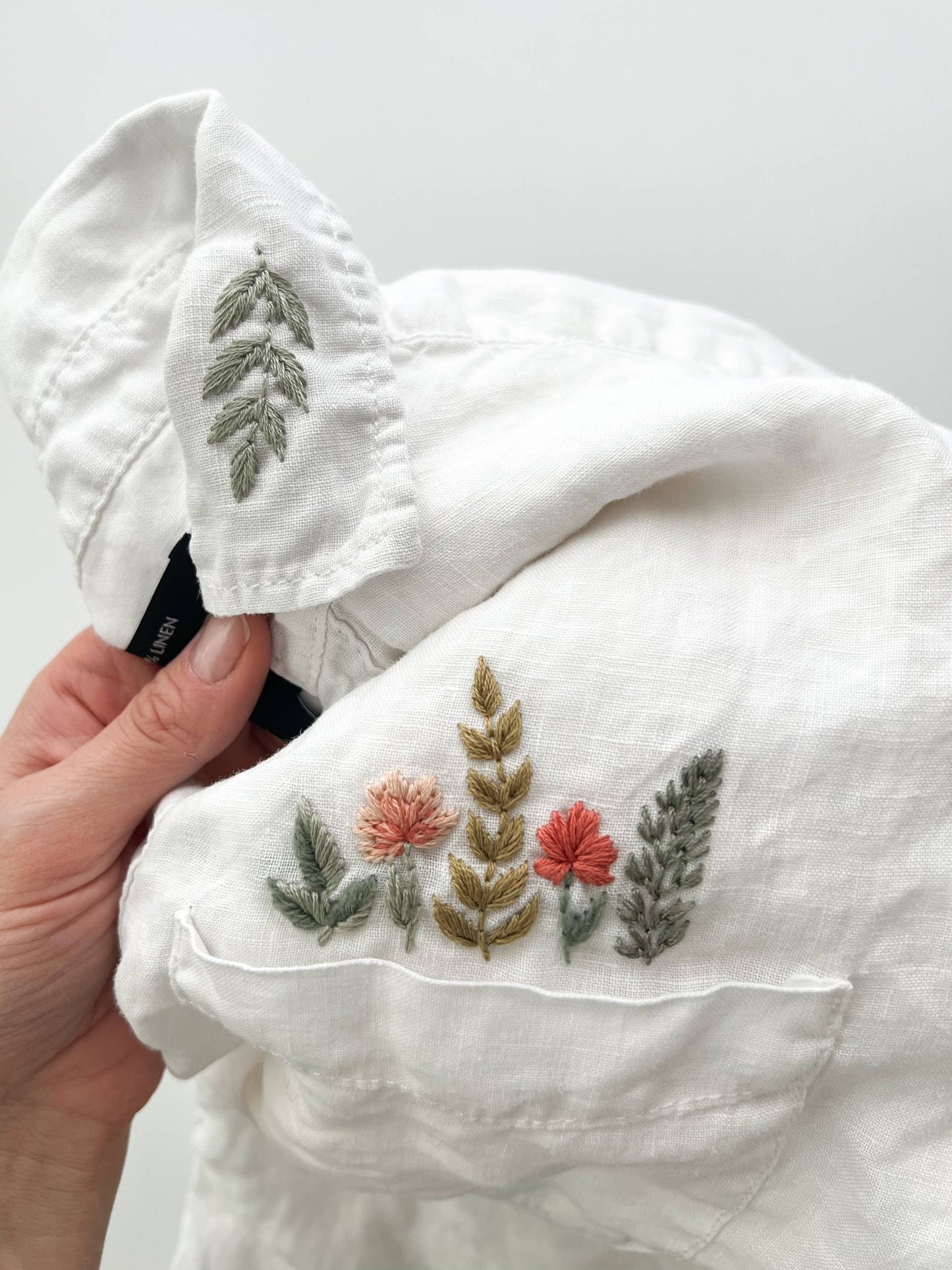 Stick & Stitch Floral embroidery patterns for clothing