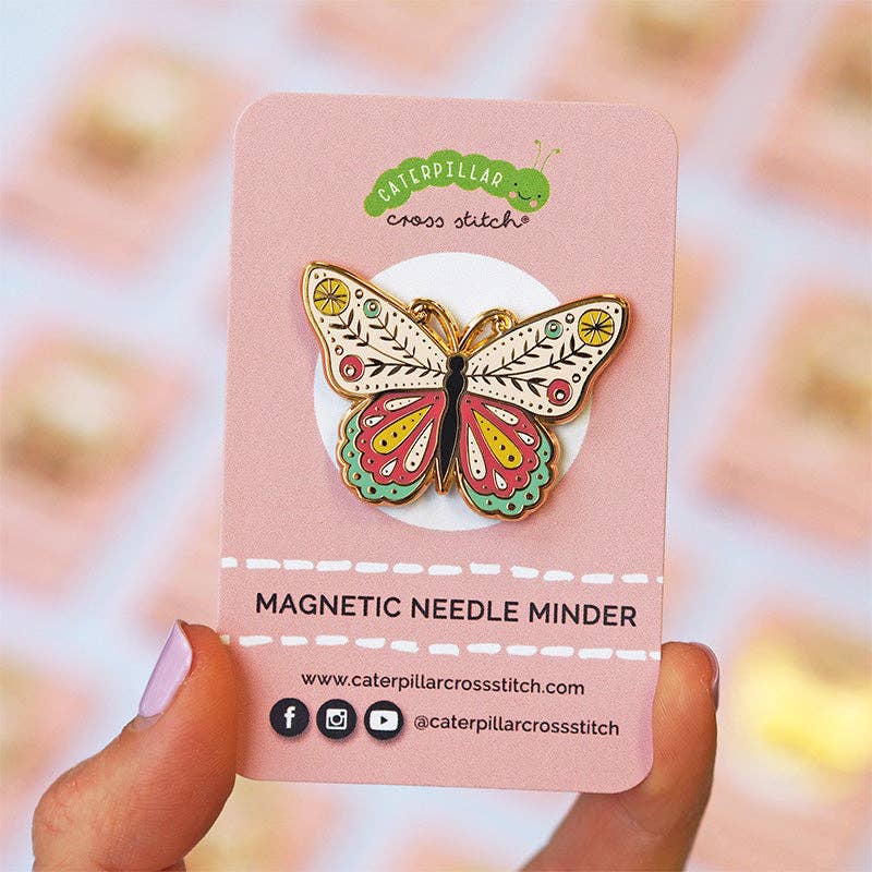 Butterfly Magnetic Needle Minder