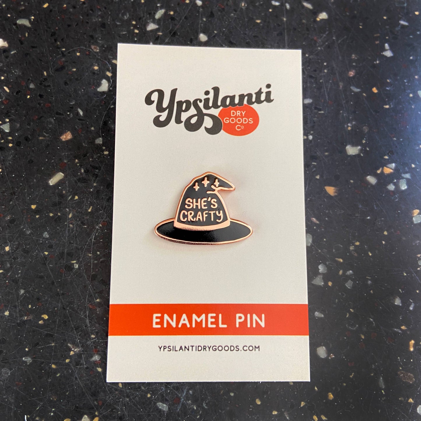 She's Crafty Enamel Lapel Pin- Updated Version