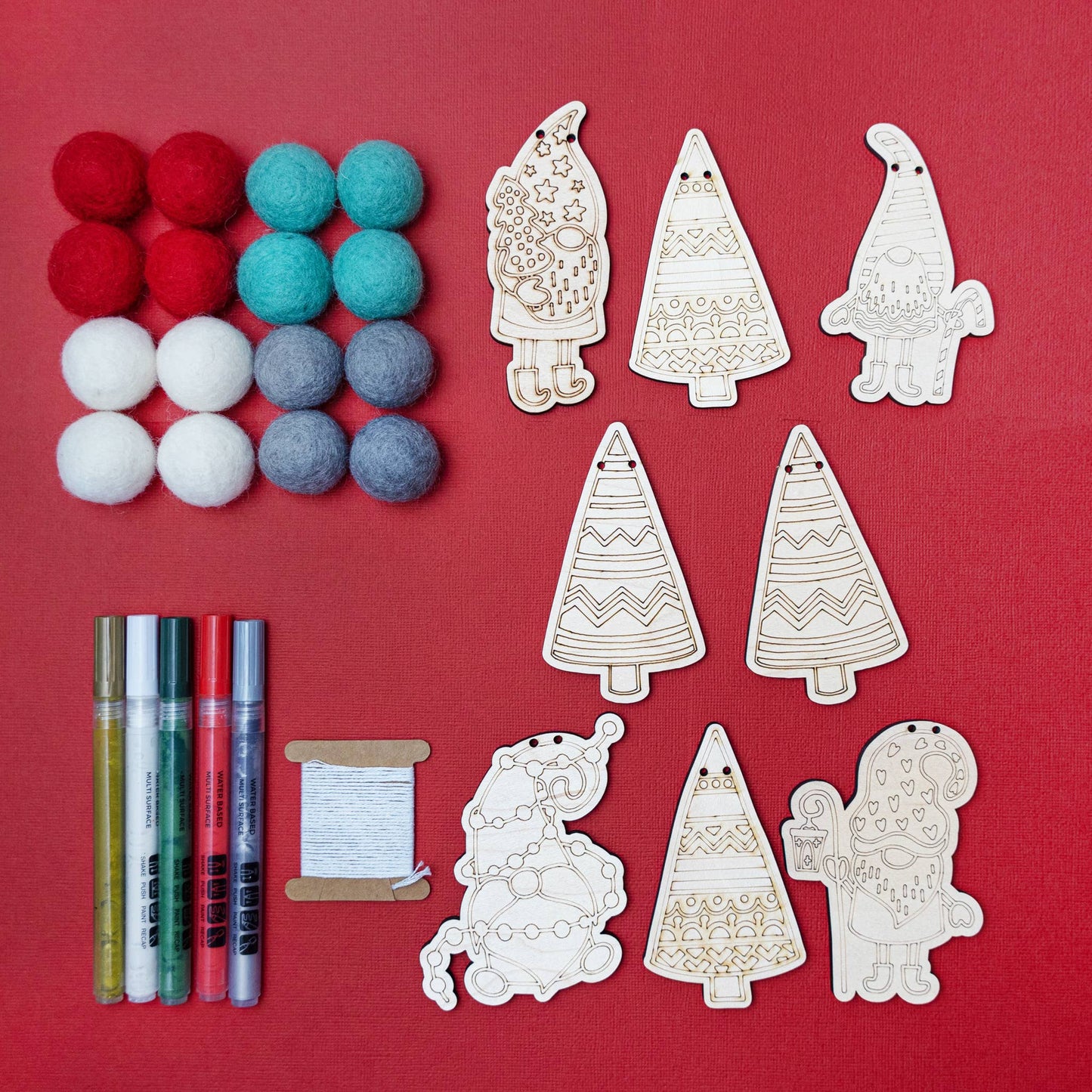 Gnome DIY Garland Kit