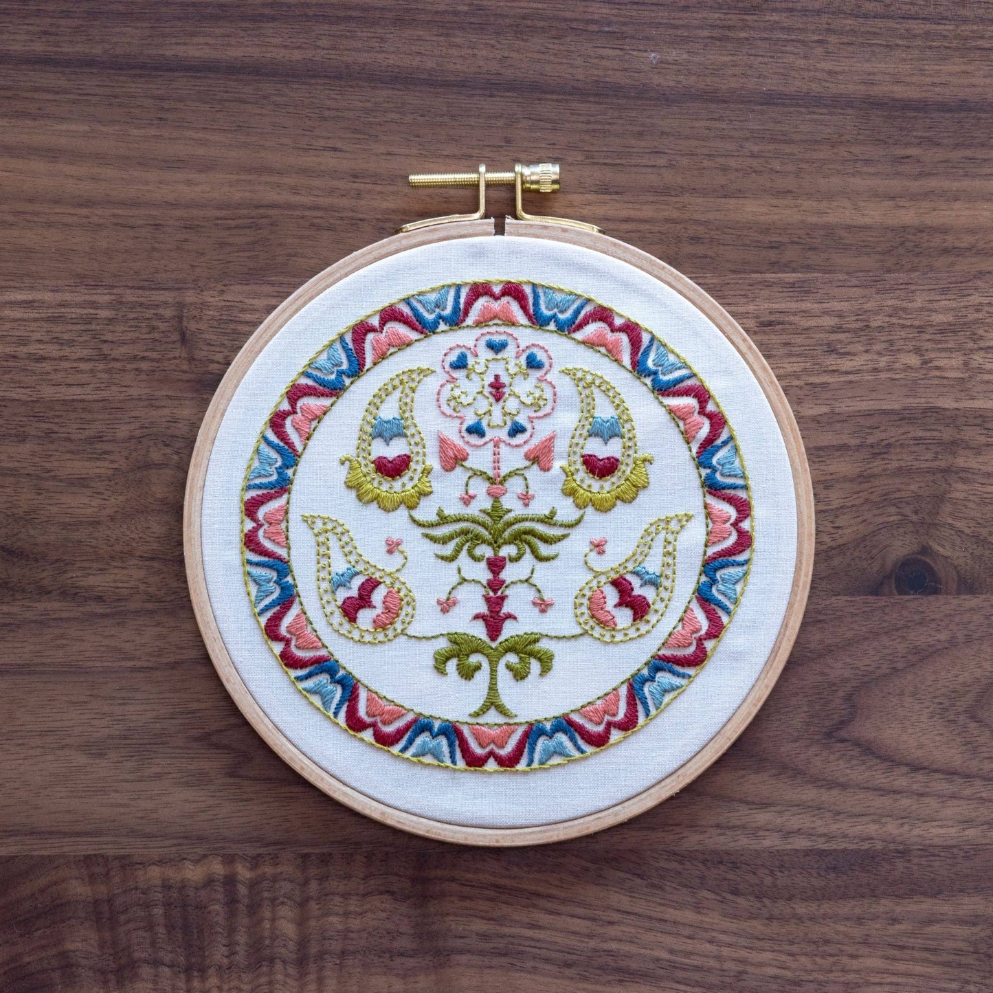 Tree of Life embroidery hoop kit