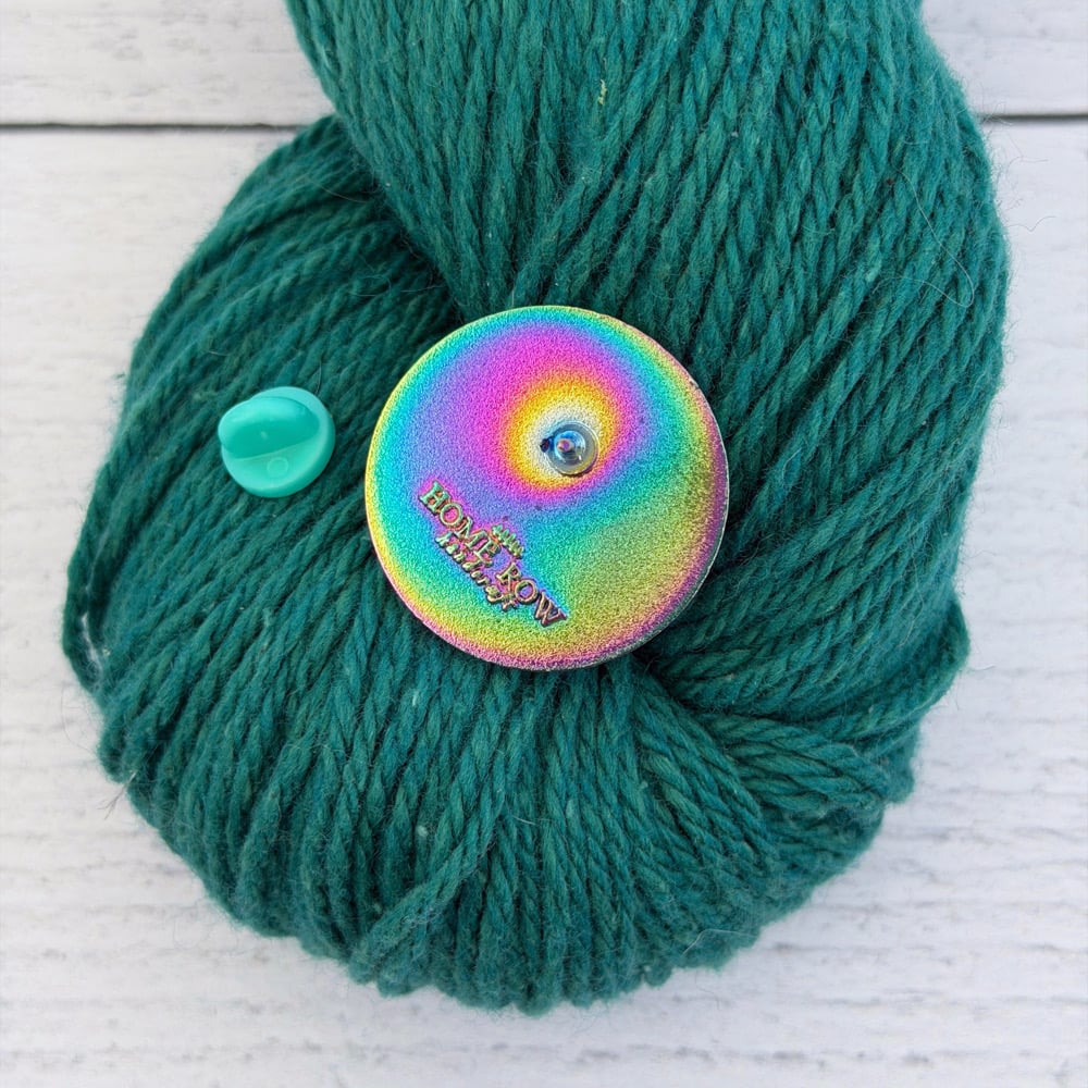 Celestial Sheep Rainbow Glow Enamel Pins by Home Row Handcraft