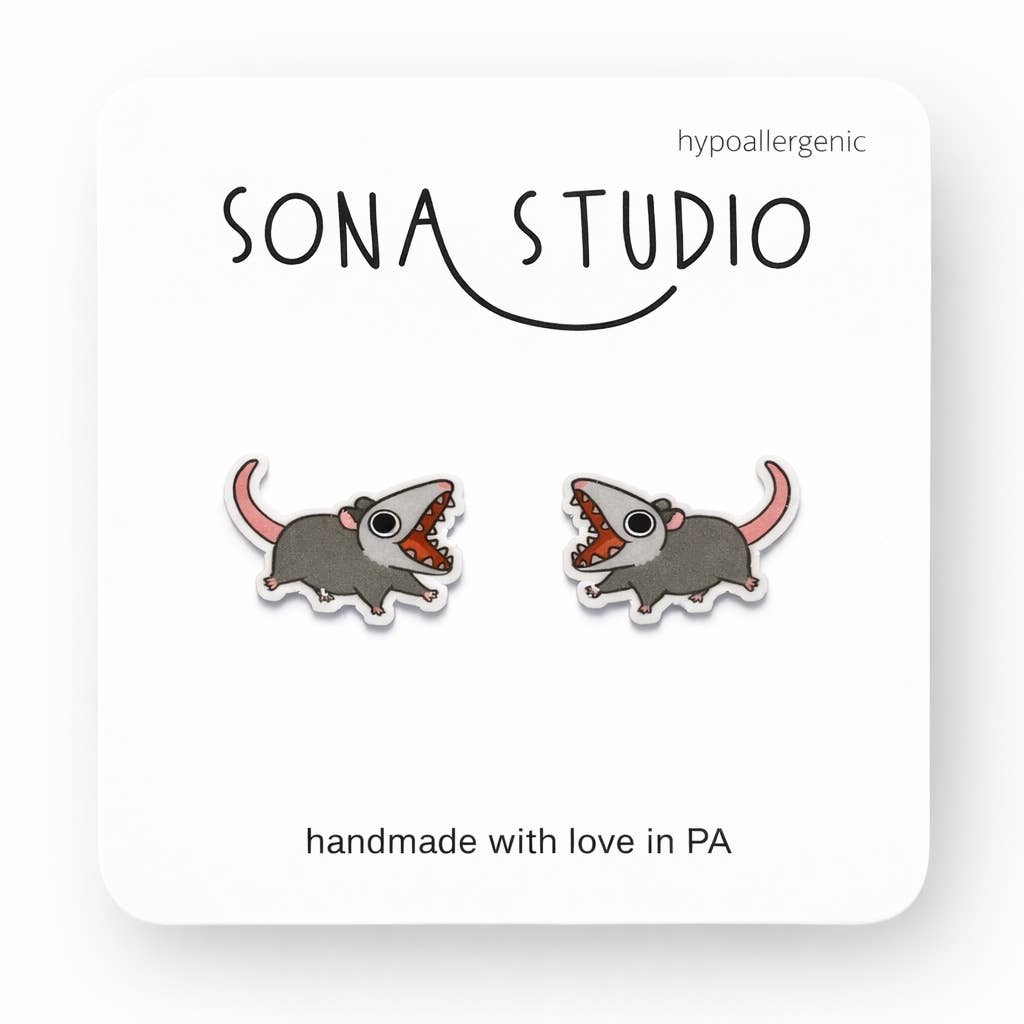 Spicy Possum Earrings