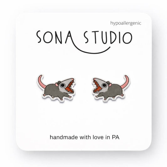 Spicy Possum Earrings