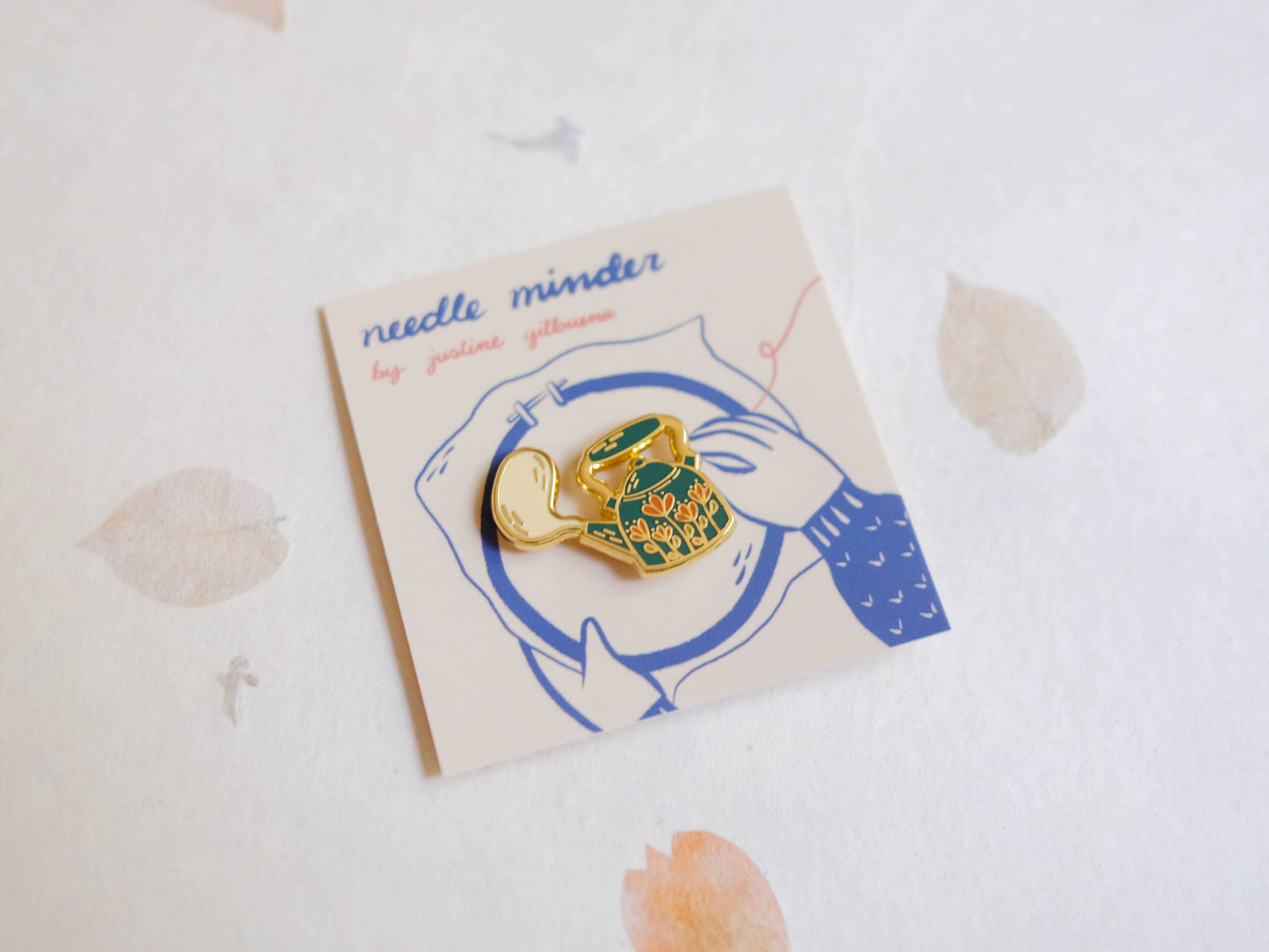 Tea Kettle Needle Minder ✦ with clear bag ✦