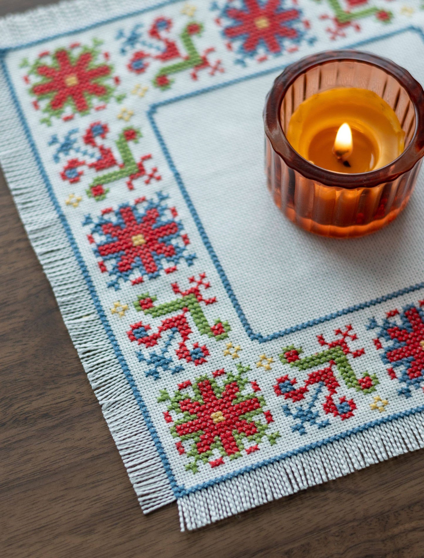 BitKit Mykonos Meadow Cross Stitch Kit