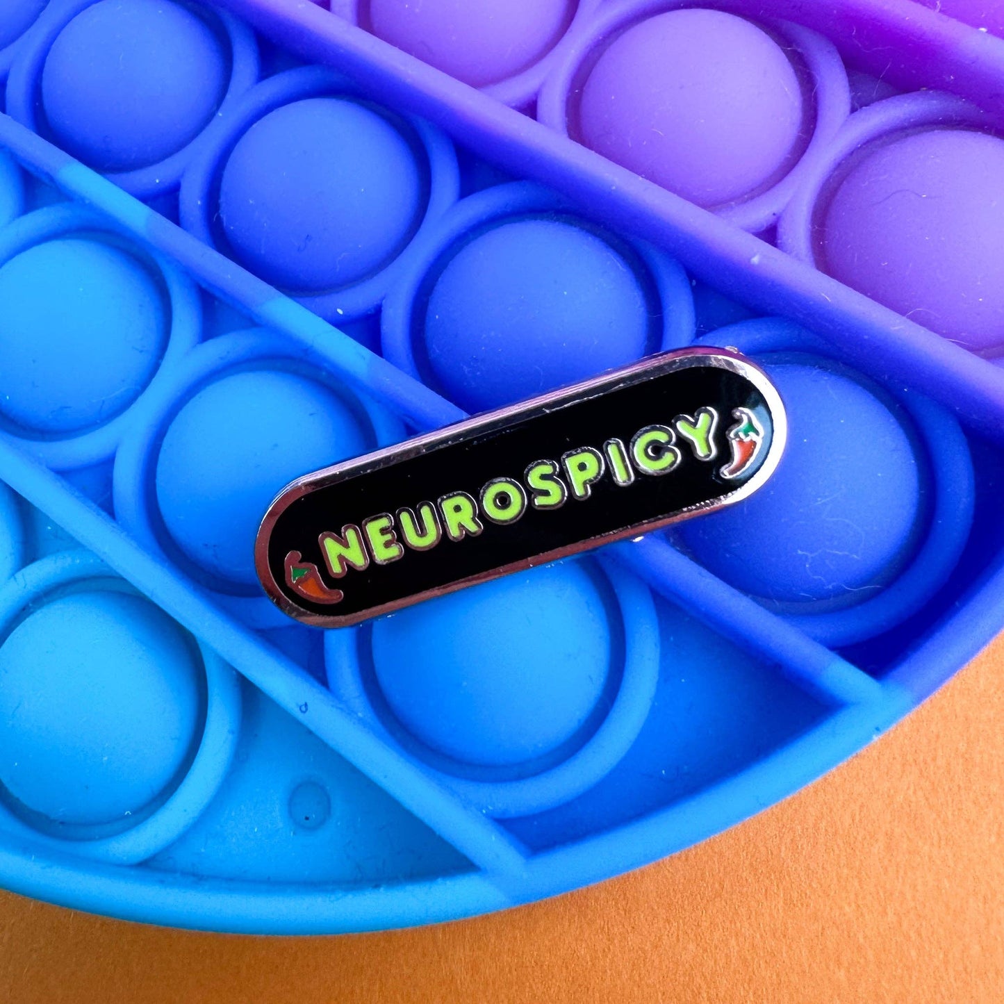 Neurospicy Personality Plaque Enamel Pin