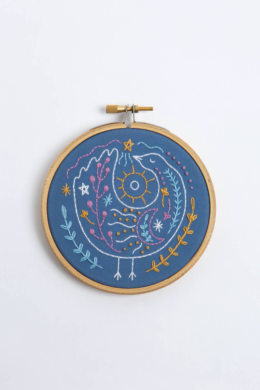 Celestial Bird Mini Embroidery Kit