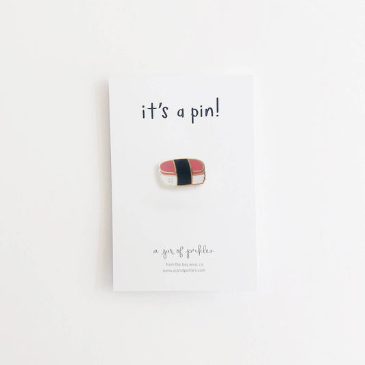 Spam Musubi Enamel Pin