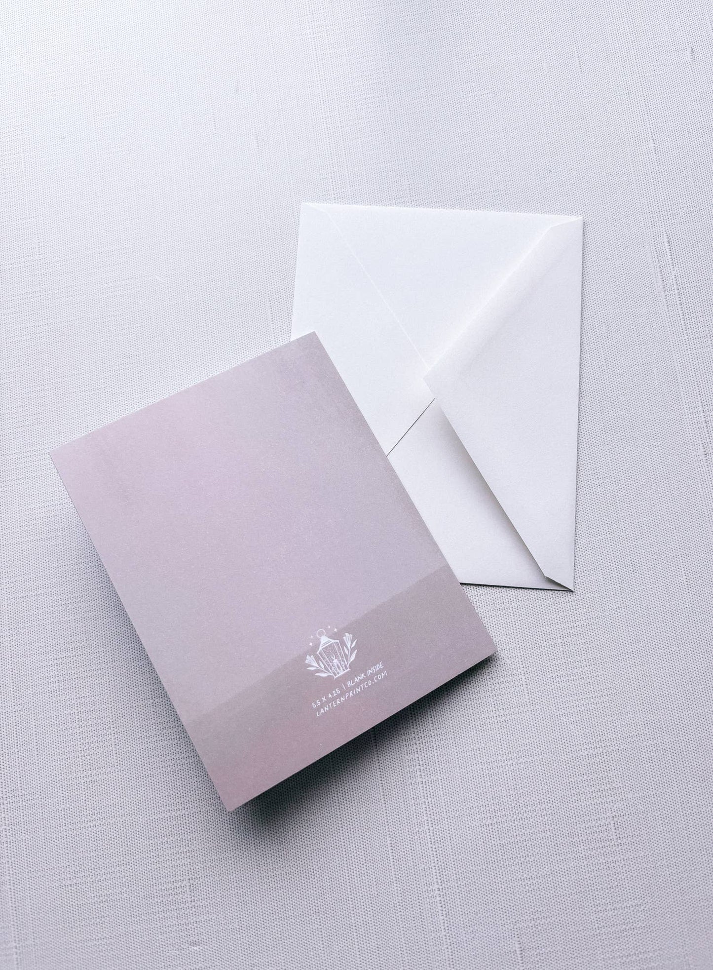 Greeting Card: Winter Solstice; A2 folded, blank