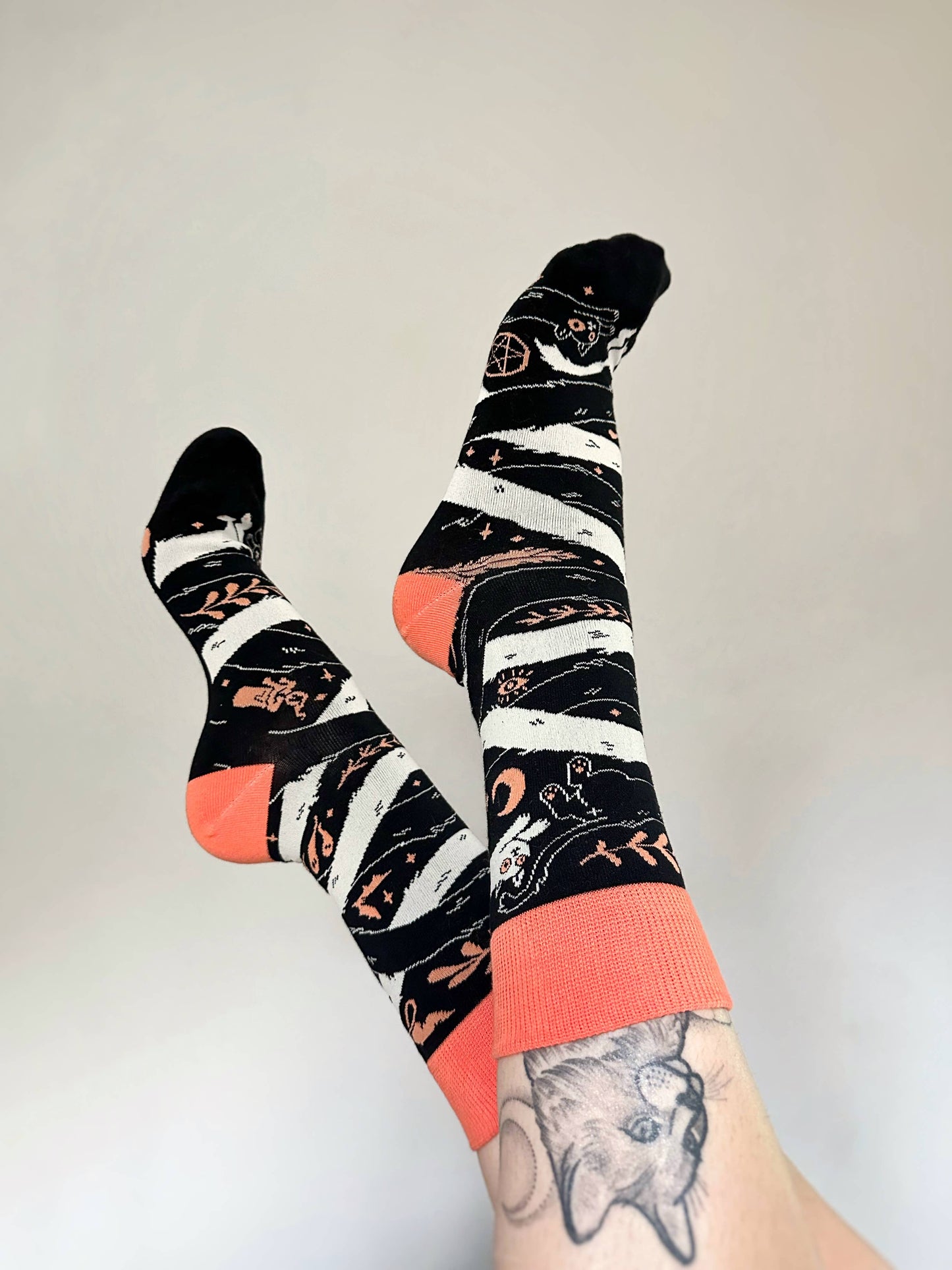OuroPURRos Socks | cats | witchy | occult | ouroboros