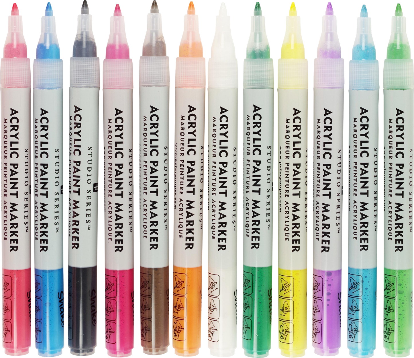 Studio Series Acrylic Paint Marker Set (12-piece set)