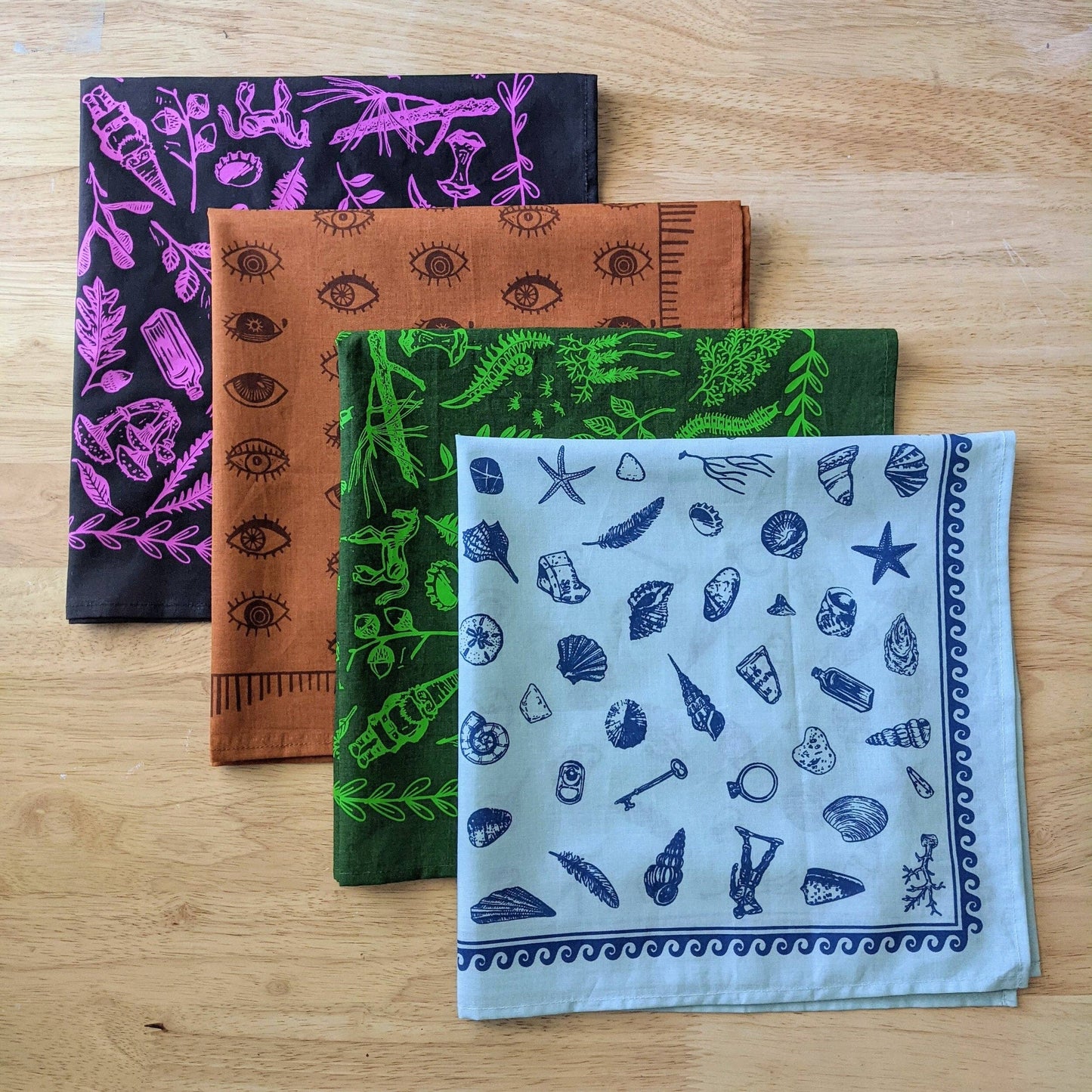 Bandana | eyeball - orange
