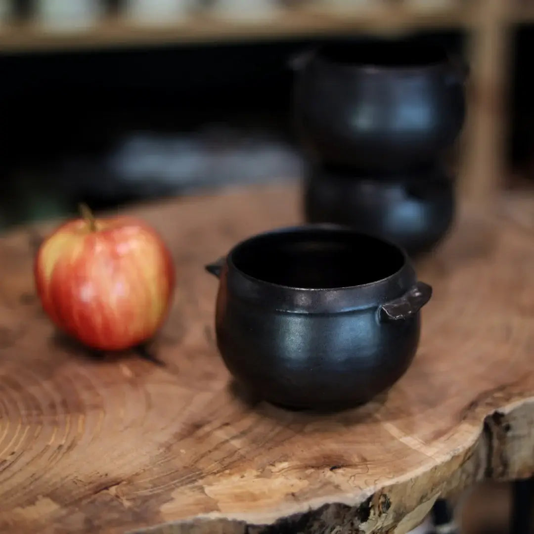 Black Cauldron Bowl | Handmade for Halloween 