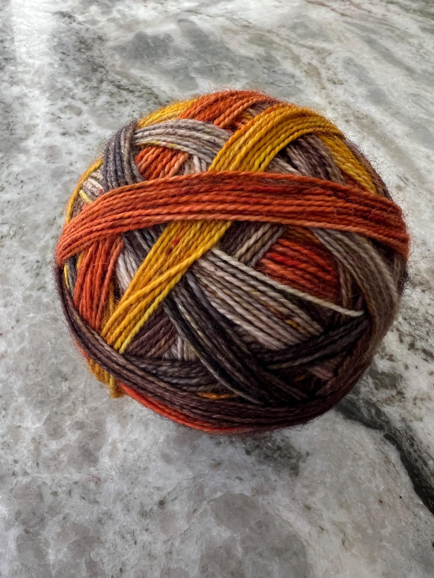 October Graveyard - Exclusive Self Striping Yarn by Valkyrie Fibers