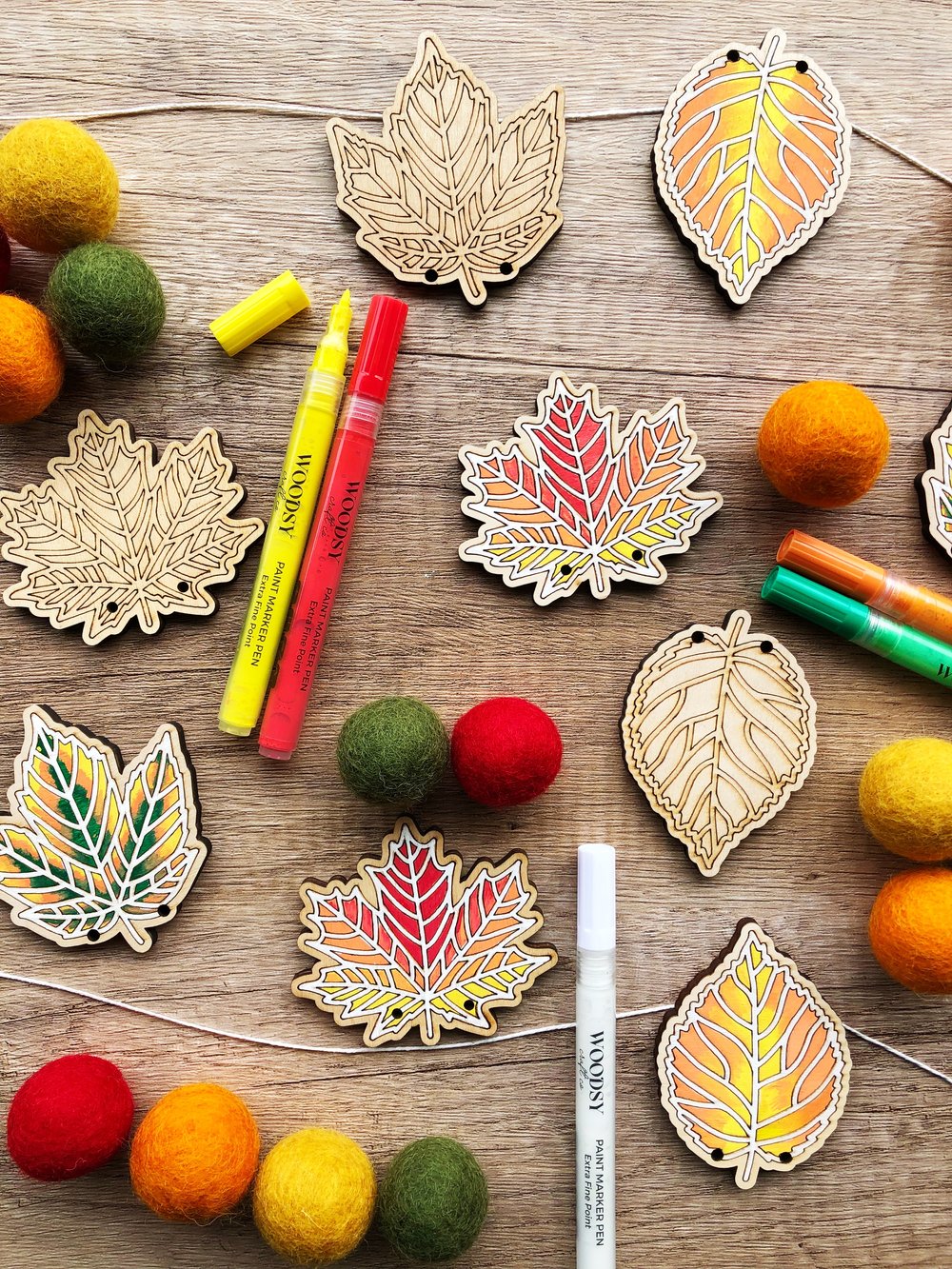 Fall Leaves Garland Kit