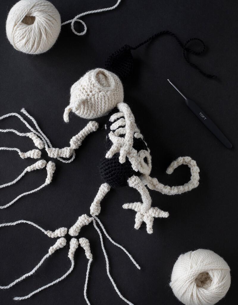 Magdalena the Cat Skeleton Crochet Kit