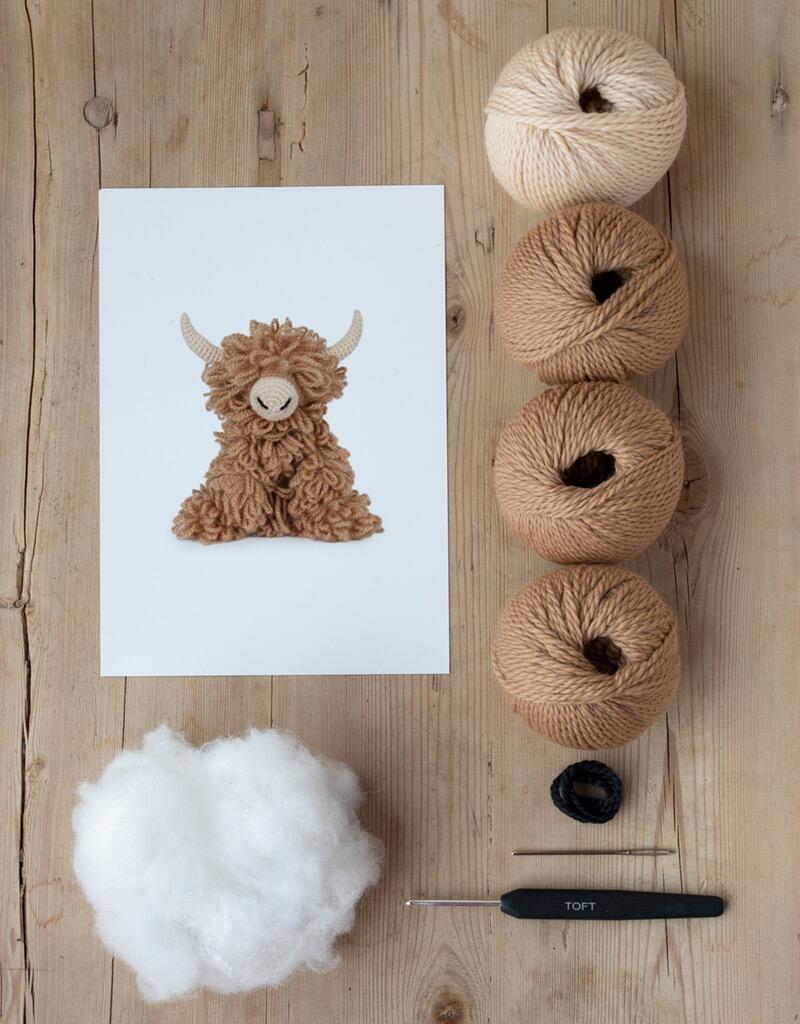 Morag the Highland Cow Crochet Kit