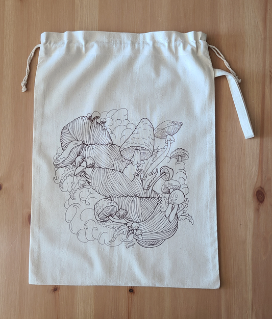 Magical Mushroom Project Bag by Dawn Kathryn Studio