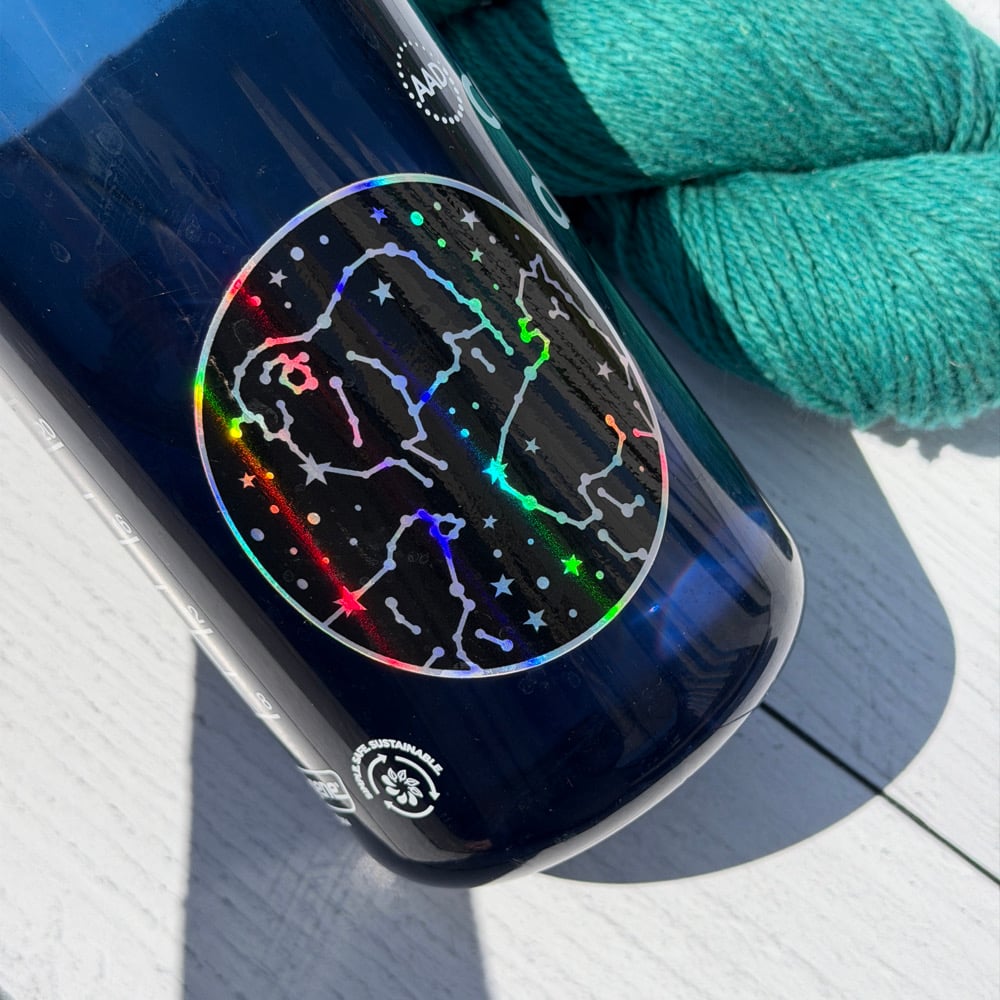 Celestial Sheep Holographic Sticker by Home Row Handcraft