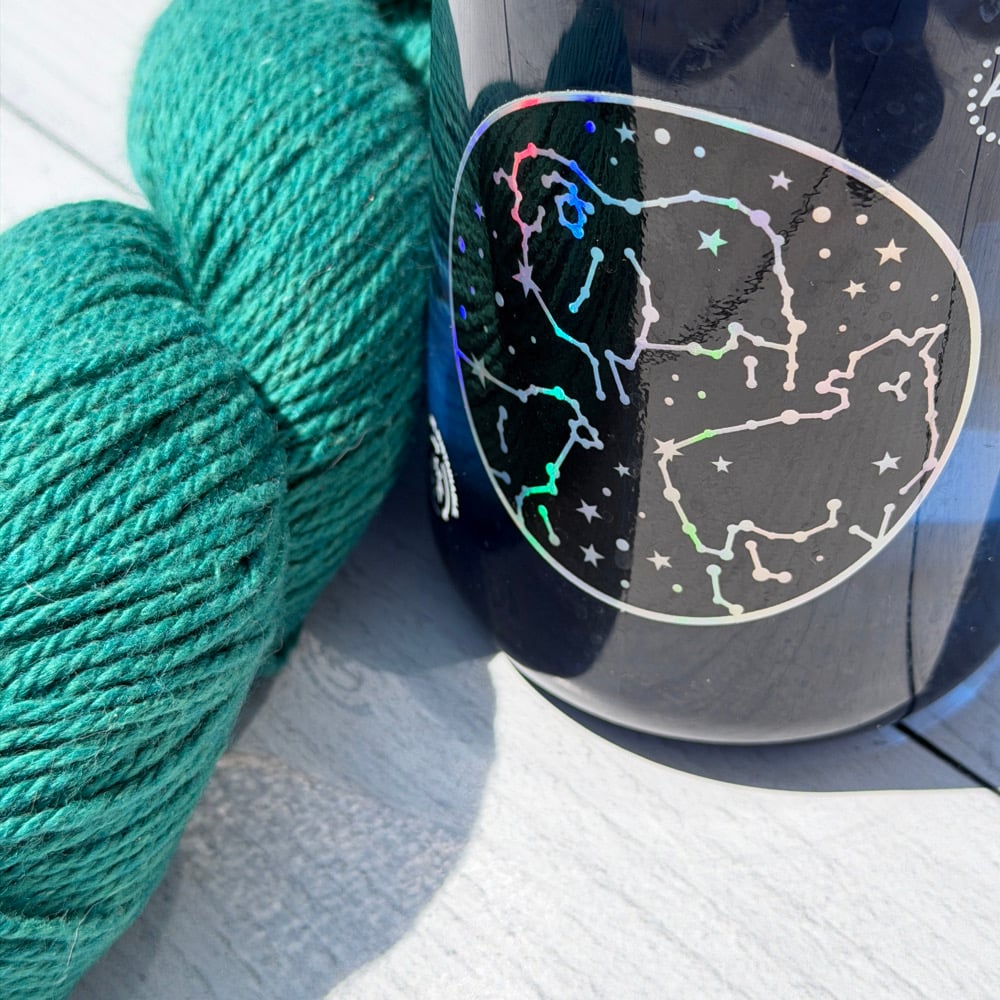Celestial Sheep Holographic Sticker by Home Row Handcraft