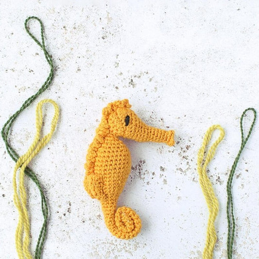 Mini Blanche the Seahorse Crochet Kit