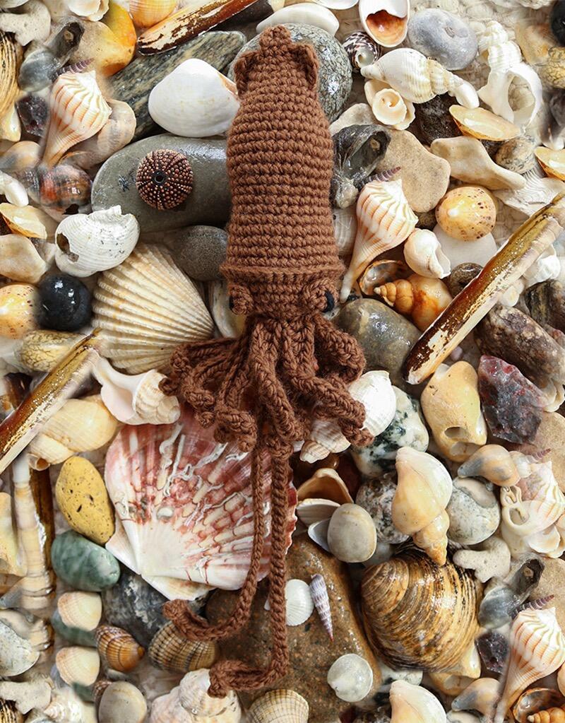 Mini Darwin the Squid Crochet Kit