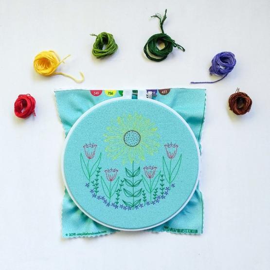 Summer Garden - Cozyblue Handmade Embroidery Kit