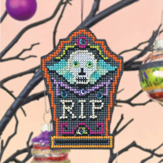 RIP - Cross Stitch Ornament Kit
