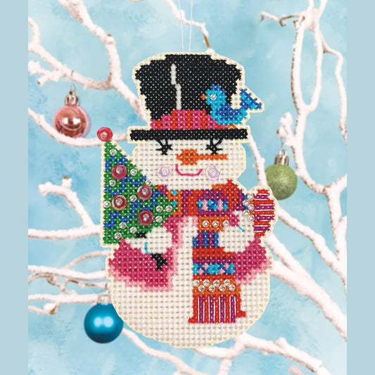 Snow Buddy - Cross Stitch Ornament Kit