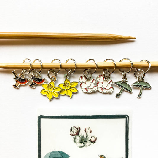 Spring Stitch Marker Set by Firefly Notes