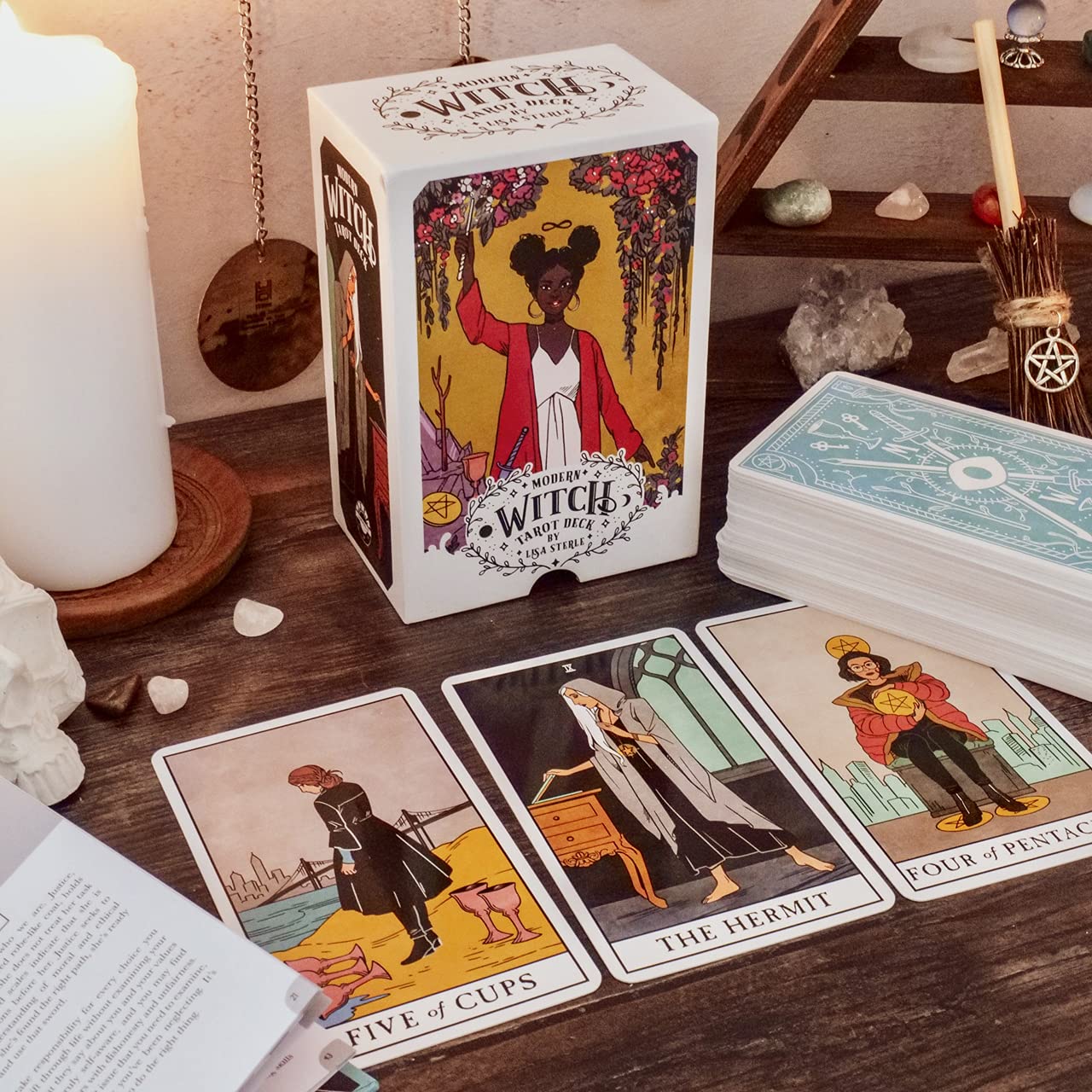 Modern Witch Tarot Deck by Lisa Sterle